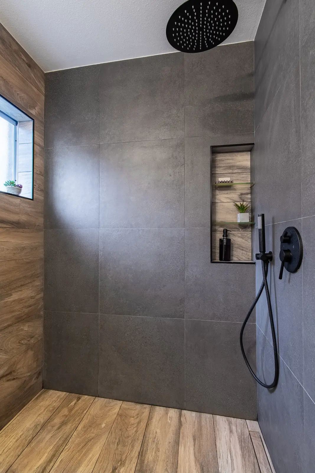 Custom walk-in shower remodel